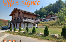 821 PREMANON : Chalet avec 2 logements + Grand garage